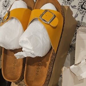 Yellow Women's Flats by Wells Comfort